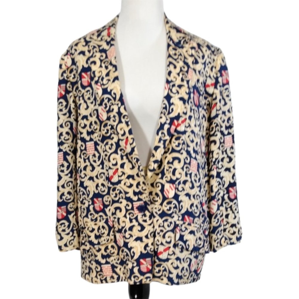 HARVE BENARD Women Long Sleeve Blazer Size medium